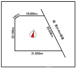 栗山町売土地の土地画像