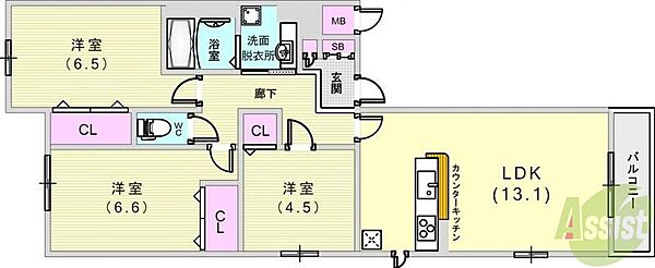 同じ建物の物件間取り写真 - ID:228049798057