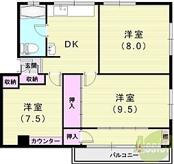 シャトー六甲 5階
