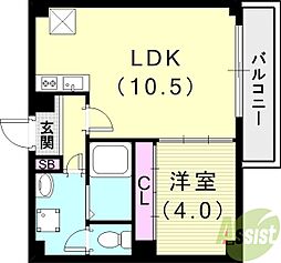 アリビラ六甲 3階