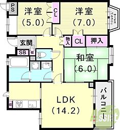岡本山手アーバンライフ 3階
