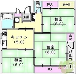 渦ヶ森コーポ4号館 2階