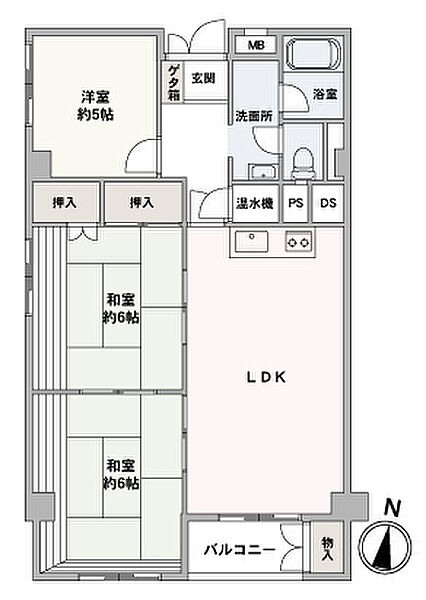 間取りを拡大表示