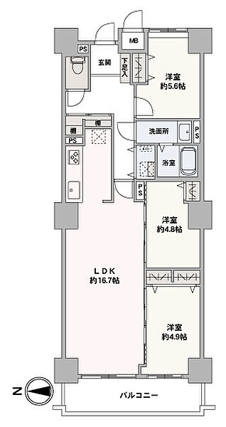 間取り：301000113382