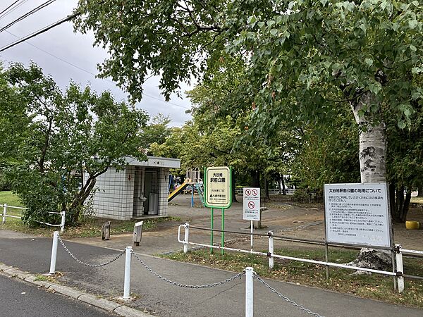 大谷地駅前公園/約400ｍ