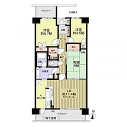 間取図画像 3LDK