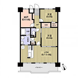 間取図画像 2SLDK