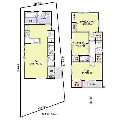 間取り 名古屋市南区笠寺町 中古戸建