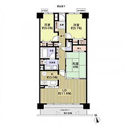 間取図画像 3LDK