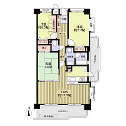 間取図画像 3LDK