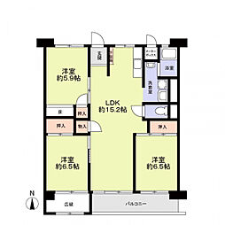 間取図画像 3LDK