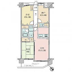 間取図画像 2SLDK