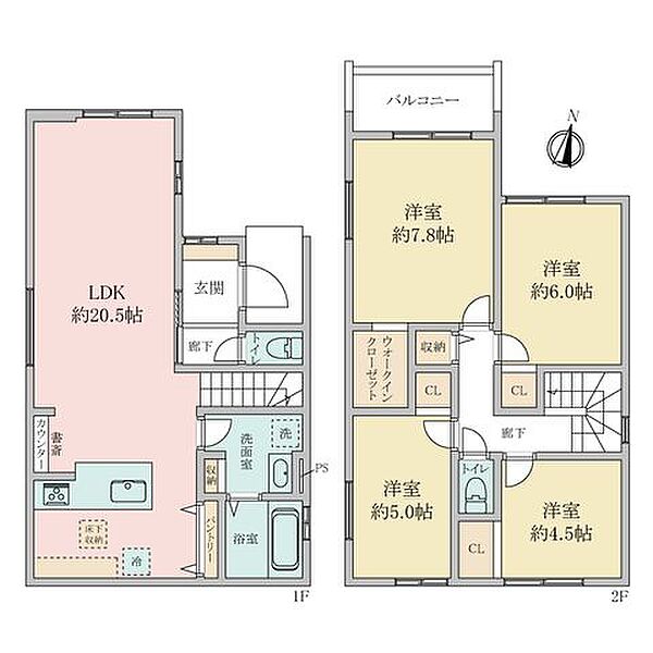 間取りを拡大表示