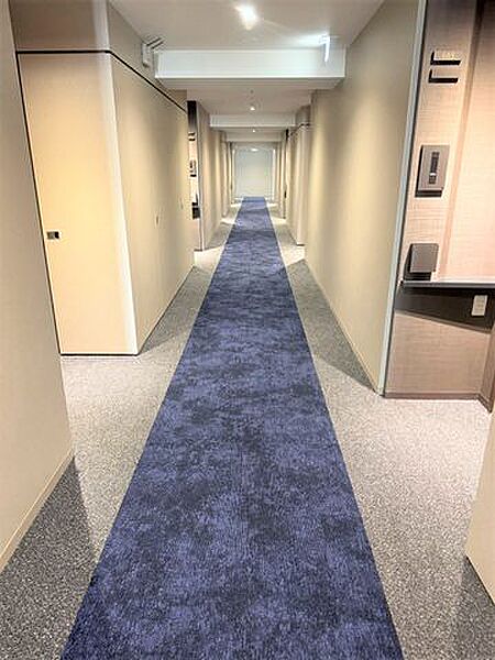 ■共用廊下も空調管理されておりホテルライクな雰囲気です