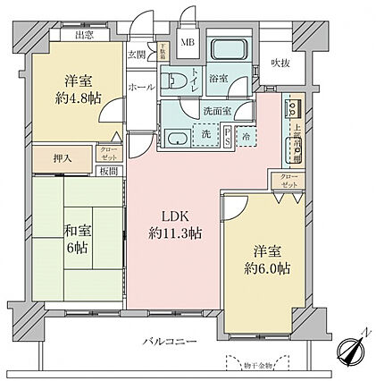 【間取り】3Ｌ...
