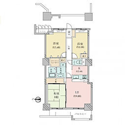 間取図画像 3LDK