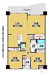 間取図画像 3LDK