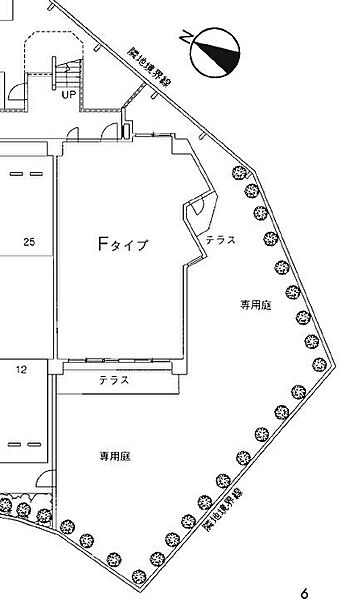 専用のお庭付きです