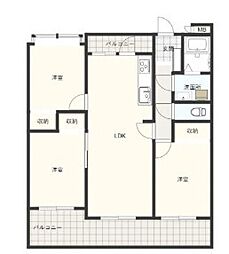 間取図画像 3LDK