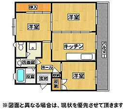 間取図画像 3DK