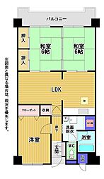 エクレール泉台 3LDKの間取図画像