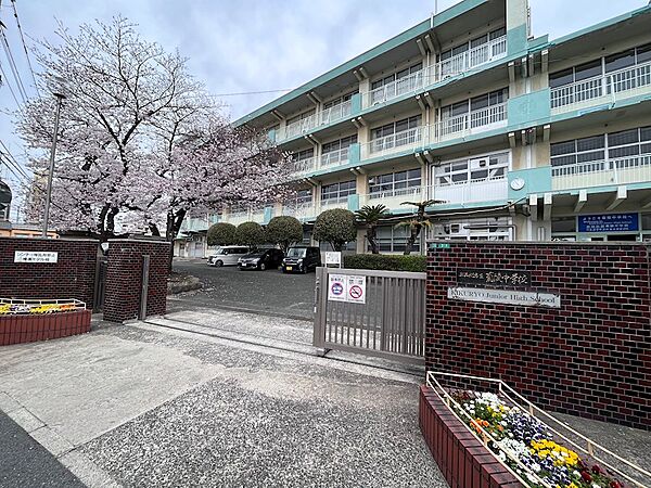北九州市立菊陵中学校（588m）