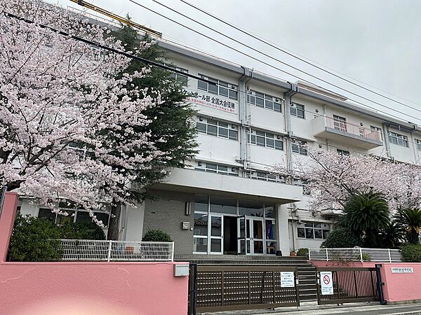 北九州市立折尾中学校（746m）