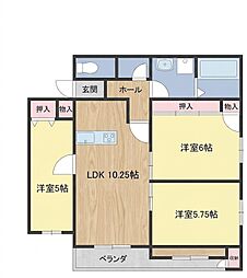 アンビエント小倉A棟の間取図画像