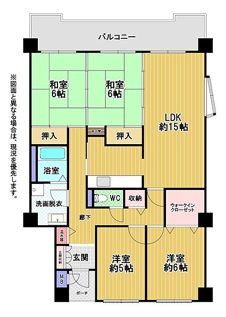 4LDK 間取り