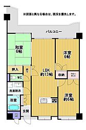 間取図画像 3LDK