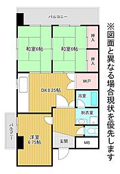 間取図画像 3DK