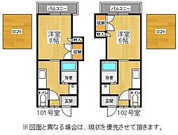 シティベール南高須の間取図画像