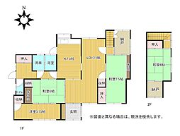 南大橋五丁目戸建 5Kの間取り