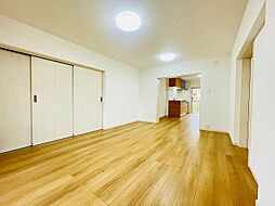 奈多団地24号棟 3SLDKのリビング/ダイニング