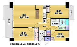 間取図画像 3LDK