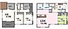 間取り：広々LDK18帖に和室のある4LDKプラン。WICやファミリークロークなど収納充実で、ご家族の荷物もすっきり片付きます。