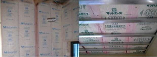 天井・壁の断熱材は断熱性好評のアクリアネクスト10K　を採用