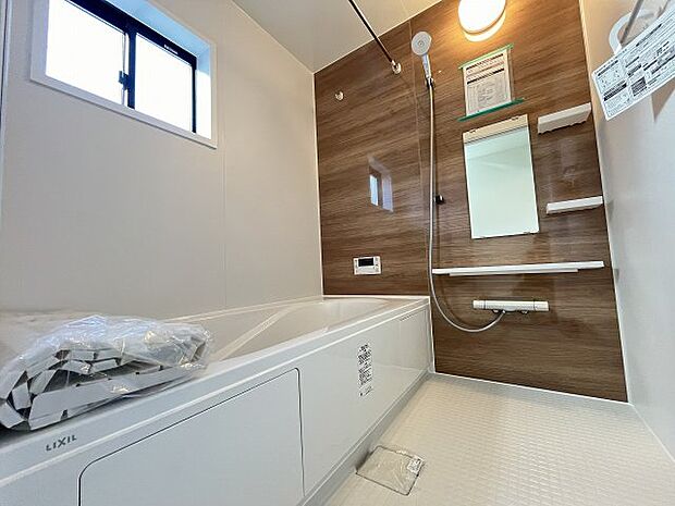 現地写真。浴室です。福岡市内や近郊のご見学なら、どこでもお任せ下さい。