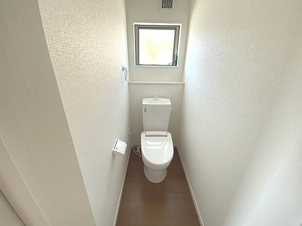 施工例。2階にもトイレです。