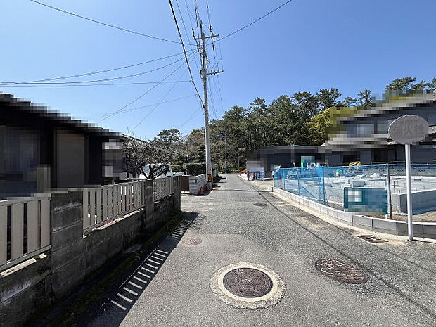 現地写真。前面道路です。