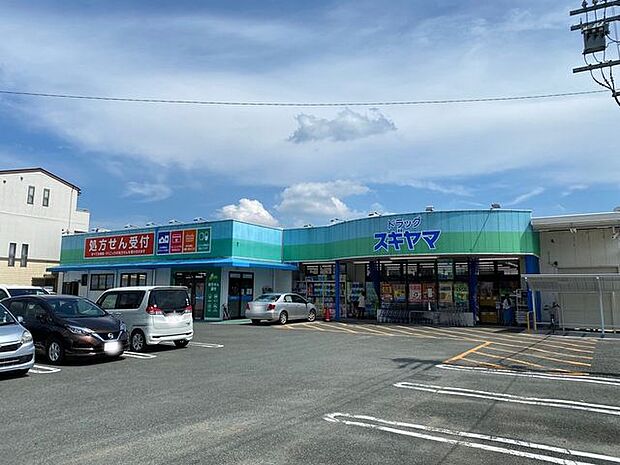 ドラッグスギヤマ 新城店 590m