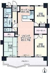 間取図画像 3LDK