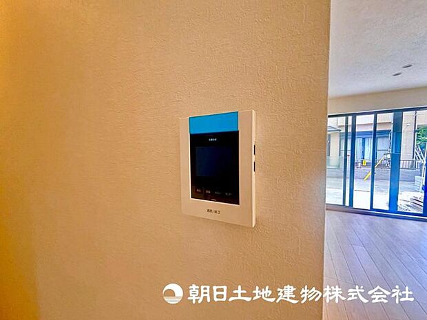 「見える安心」をカタチにしました。誰が来てもわかる様にモニター付きインターホンを設置。