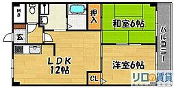 アミジックマンション 2LDKの間取図画像