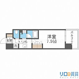 COMFORIALIV新大阪Q 1Kの間取図画像