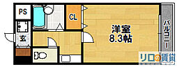 セブンハイツ 1Kの間取図画像