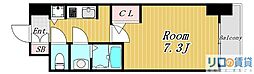 S-RESIDENCE新大阪駅前 1Kの間取図画像
