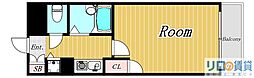 リーガル新大阪3 1Kの間取図画像