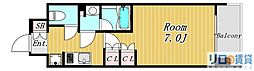 COMFORIALIV新大阪Q 1Kの間取図画像
