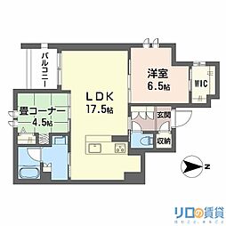 メゾンオリーブ 2LDKの間取図画像